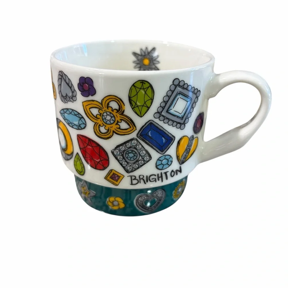 BRIGHTON JEWEL CHARM COFFEE MUGS – REPLACEMENT *****SINGLE CUPS****